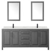 Custom image for Dark Gray with Matte Black Trim / Giotto Quartz / 24