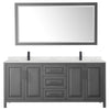 Custom image for Dark Gray with Matte Black Trim / Giotto Quartz / 70