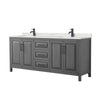 Custom image for Dark Gray with Matte Black Trim / Giotto Quartz / No Mirror