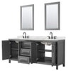 Custom image for Dark Gray with Matte Black Trim / Giotto Quartz / 24