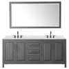 Custom image for Dark Gray with Matte Black Trim / Giotto Quartz / 70