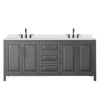 Custom image for Dark Gray with Matte Black Trim / Giotto Quartz / No Mirror