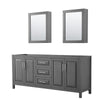 Custom image for Dark Gray with Polished Chrome Trim / Medicine Cabinets
