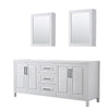Custom image for White with Matte Black Trim / Medicine Cabinets