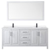 Custom image for White with Matte Black Trim / White Quartz / 70