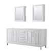 Custom image for White with Polished Chrome Trim / Medicine Cabinets