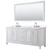 Custom image for White with Polished Chrome Trim / White Quartz / 70