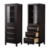 Custom image for Dark Espresso with Matte Black Trim