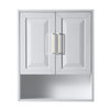 Custom image for White with Brushed Gold Trim