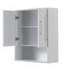 Custom image for White with Brushed Gold Trim
