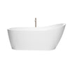 Custom image for White with Brushed Nickel Trim / 67