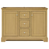 Custom image for Honey Oak with Polished Chrome Trim / No Mirror
