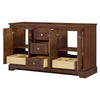 Custom image for Dark Walnut with Polished Chrome Trim / No Mirror