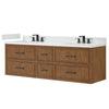 Custom image for Toasted Walnut with Matte Black Trim / Giotto Quartz / No Mirror