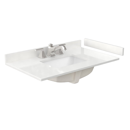 Countertop with Undermount Sink 36 inch 3-hole