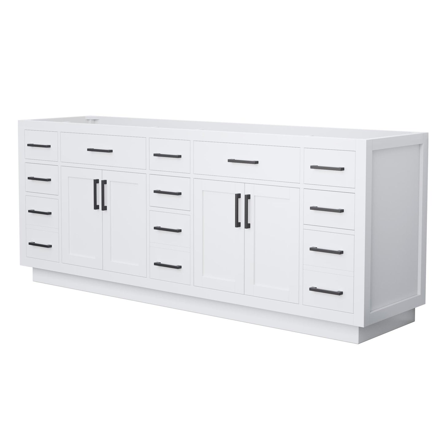 Beckett TK Bathroom Vanity Cabinet 84 inch Double Sink