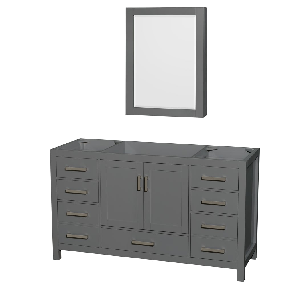 Sheffield Bathroom Vanity Cabinet 60 inch Single Sink