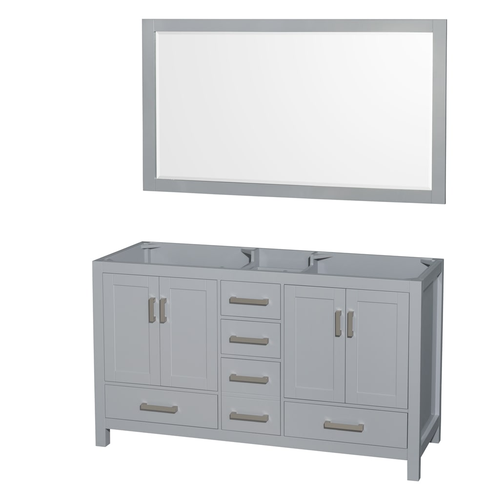 Sheffield Bathroom Vanity Cabinet 60 inch Double Sink