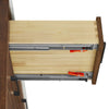 Custom image for Dark Oak with Matte Black Trim / White Quartz / No Mirror