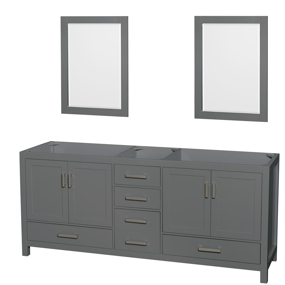 Sheffield Bathroom Vanity Cabinet 80 inch Double Sink