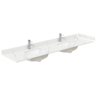 Countertop with Undermount Sink 84 inch Single hole