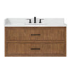 Custom image for Toasted Walnut with Matte Black Trim / Giotto Quartz / No Mirror