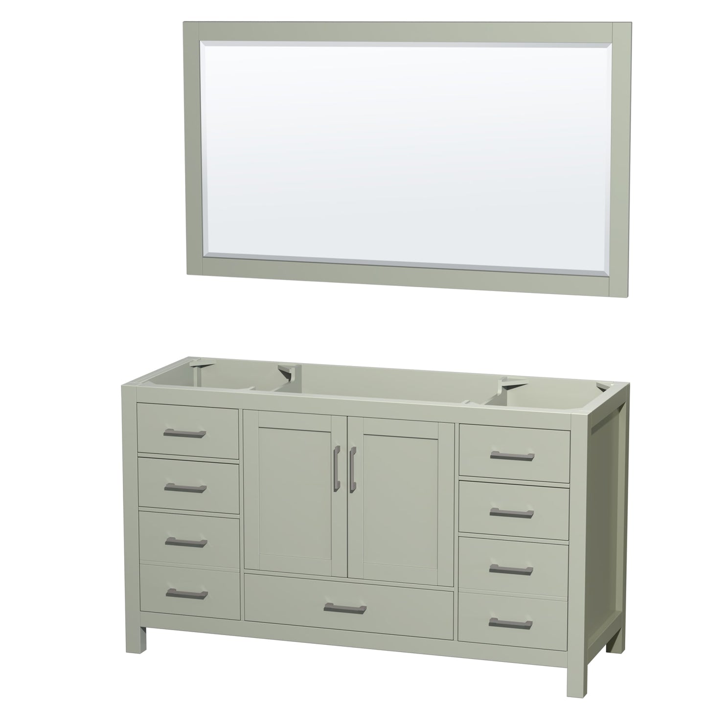 Sheffield Bathroom Vanity Cabinet 60 inch Single Sink