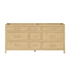 Custom image for Scandinavian Oak with Brushed Nickel Trim / No Mirror