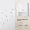 Custom image for White with Brushed Gold Trim