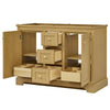 Custom image for Honey Oak with Brushed Gold Trim / No Mirror