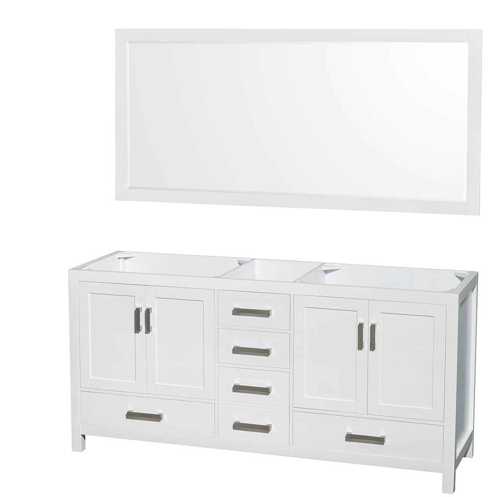 Sheffield Bathroom Vanity Cabinet 72 inch Double Sink