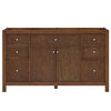 Custom image for Dark Walnut with Brushed Nickel Trim / No Mirror