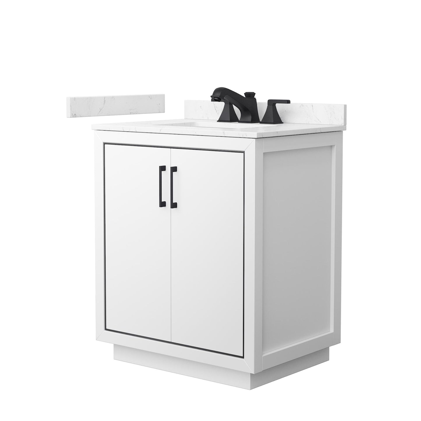 Icon Bathroom Vanity with Countertop 30 inch Single Sink 3-hole Faucet Setup