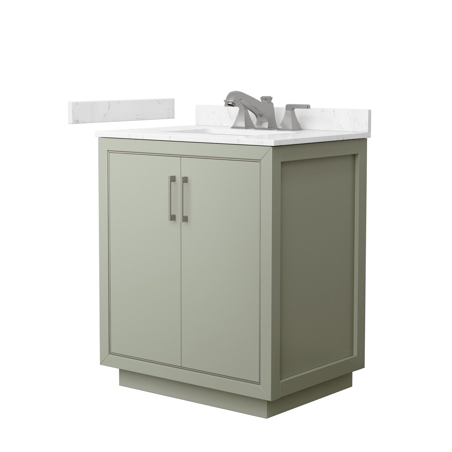 Icon Bathroom Vanity with Countertop 30 inch Single Sink 3-hole Faucet Setup