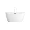 Custom image for White with Brushed Nickel Trim