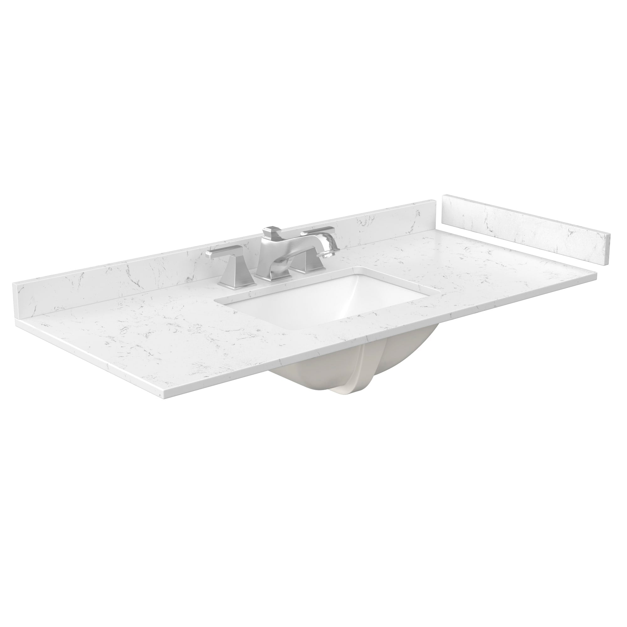 Countertop with Undermount Sink 48 inch 3-hole – Wyndham Collection