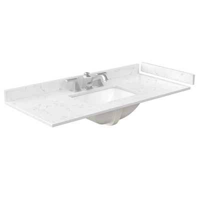 Countertop with Undermount Sink 48 inch 3-hole