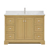 Custom image for Honey Oak with Polished Chrome Trim / Giotto Quartz / No Mirror