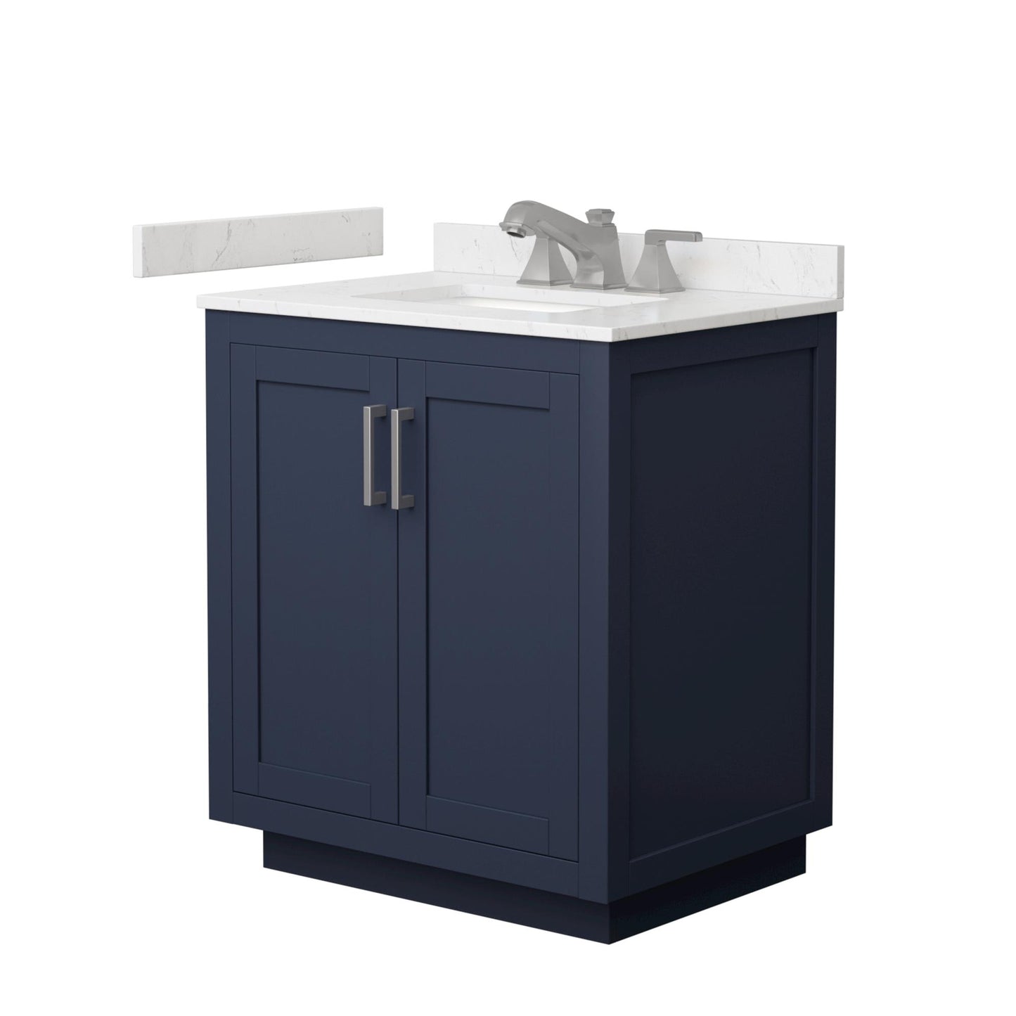 Miranda Bathroom Vanity with Countertop 30 inch Single Sink 3-hole Faucet Setup