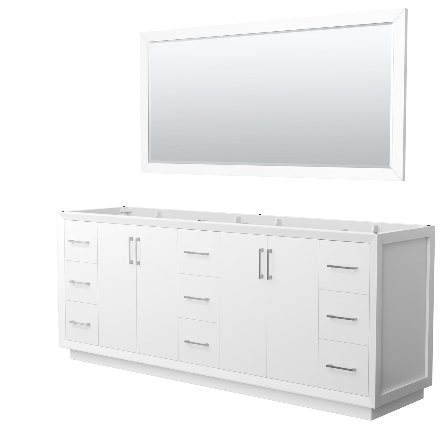 Strada Bathroom Vanity Cabinet 84 inch Double Sink