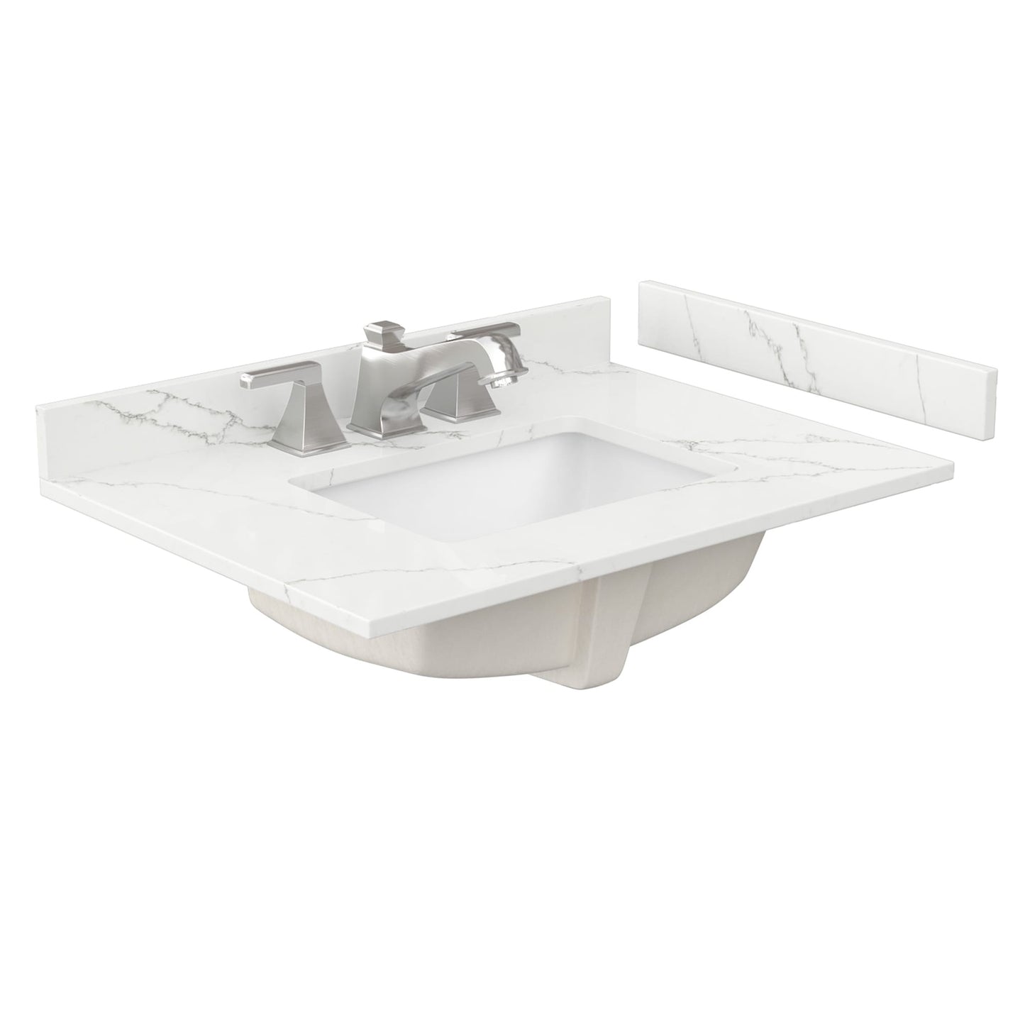 Countertop with Undermount Sink 30 inch 3-hole