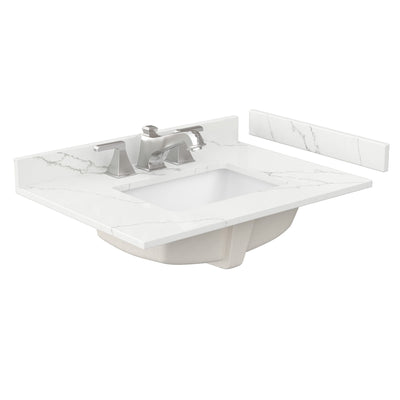 Countertop with Undermount Sink 30 inch 3-hole