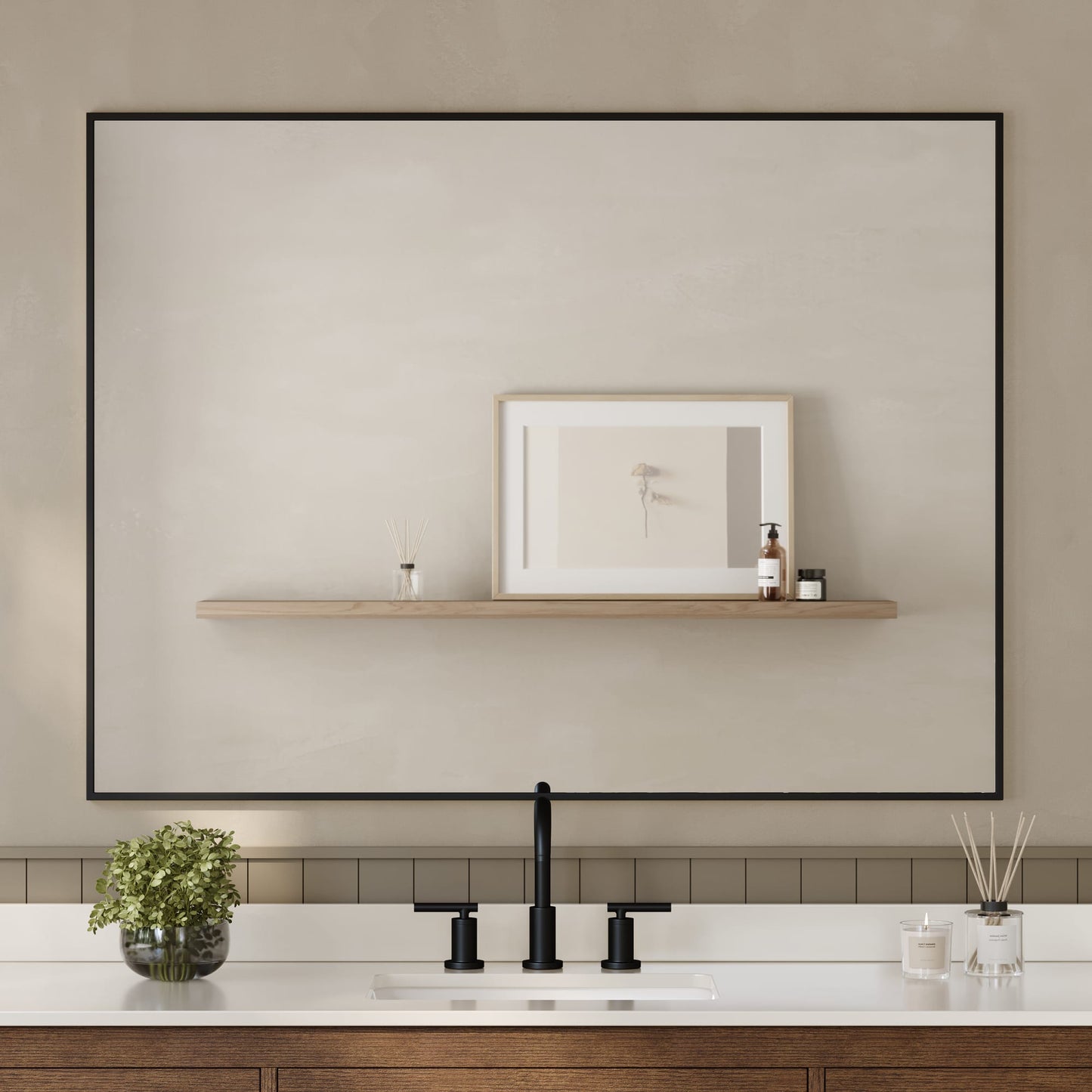 Hudson Bathroom Mirror 48 inch
