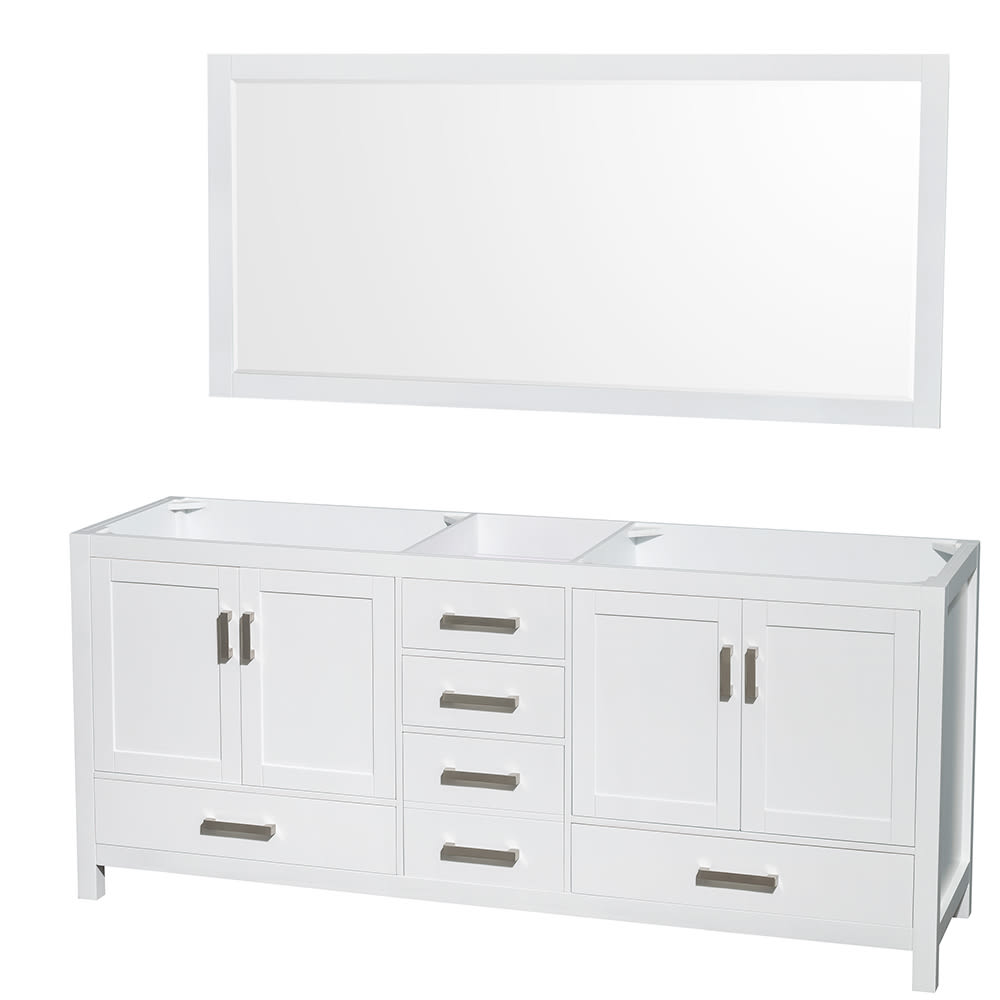 Sheffield Bathroom Vanity Cabinet 80 inch Double Sink