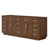Custom image for Dark Oak with Brushed Nickel Trim / No Mirror