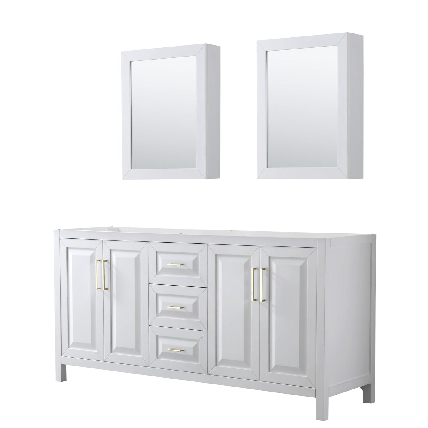 Daria Bathroom Vanity Cabinet 72 inch Double Sink