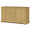 Custom image for Honey Oak with Brushed Gold Trim / No Mirror