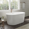 Custom image for White with Shiny White Trim and Brushed Nickel Faucet