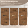 Custom image for Toasted Walnut with Brushed Nickel Trim / No Mirror