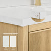 Custom image for Scandinavian Oak with Matte Black Trim / No Mirror